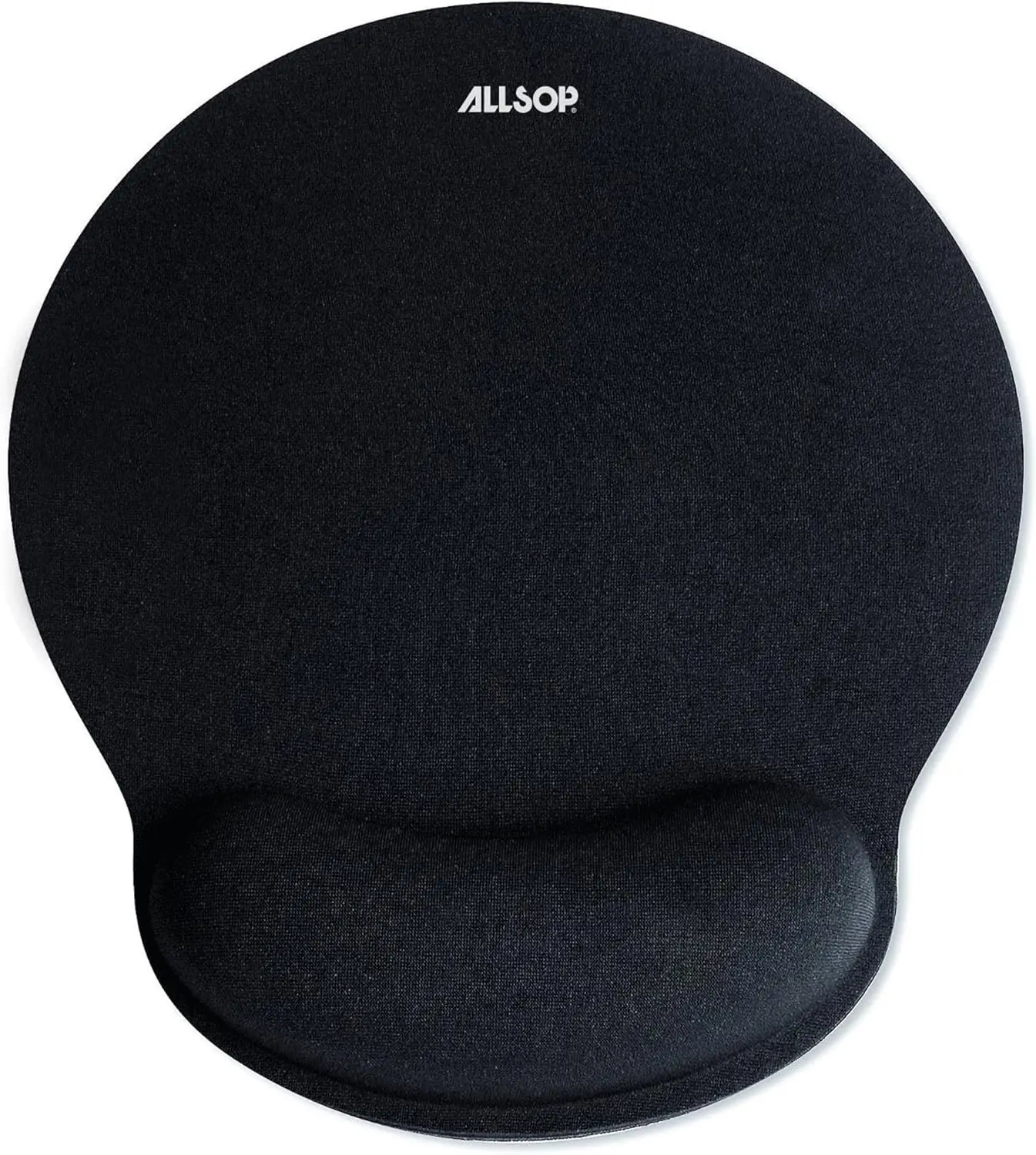 

Ergonomic Memory Foam Mouse Pad with Wrist Support - Large Round Design for Comfortable Mousing