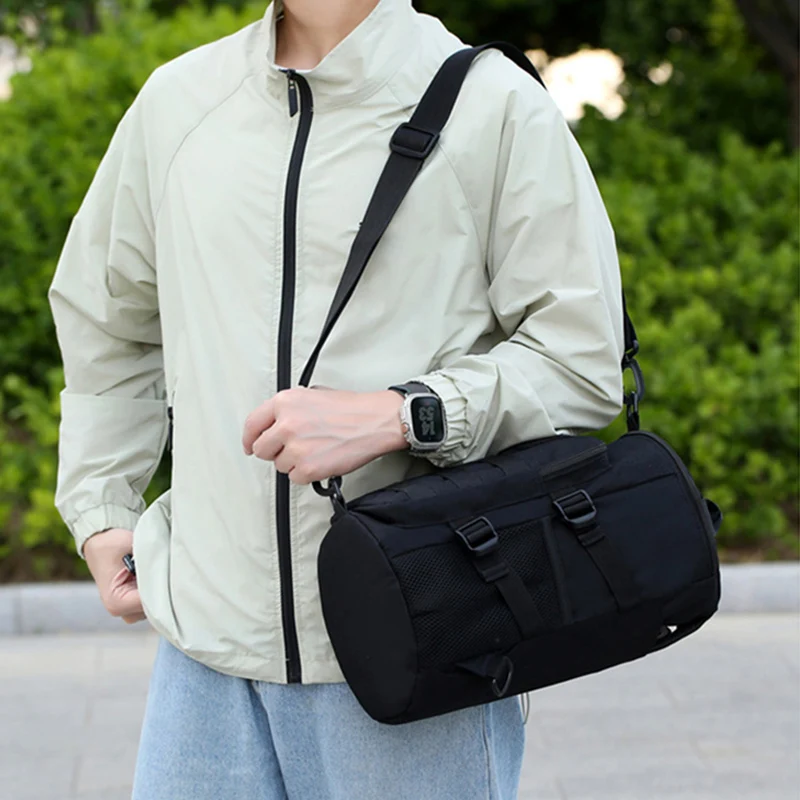 التكتيكية تسلق حقيبة صدر للرجال الرجال المشي لمسافات طويلة التخييم الصيد الدراجات الكتف حقيبة كروسبودي الرياضة في الهواء الطلق السفر التدريب حزمة مراوح #6