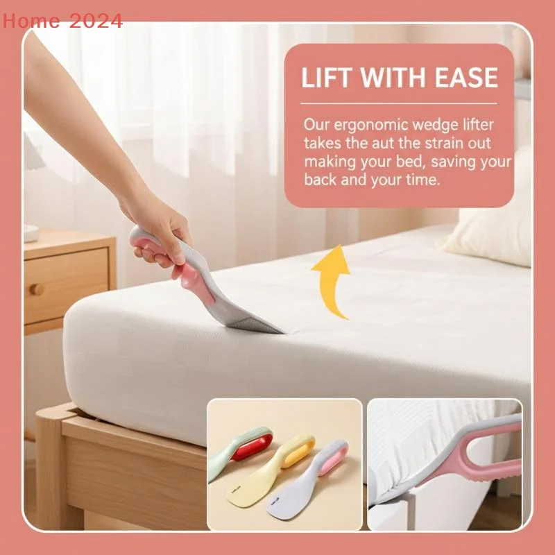 Ferramenta Ergonômica Robusta e Eficiente para Mudar Lençóis e Levantar Colchões - Auxiliar de Cama para Economia de Esforço