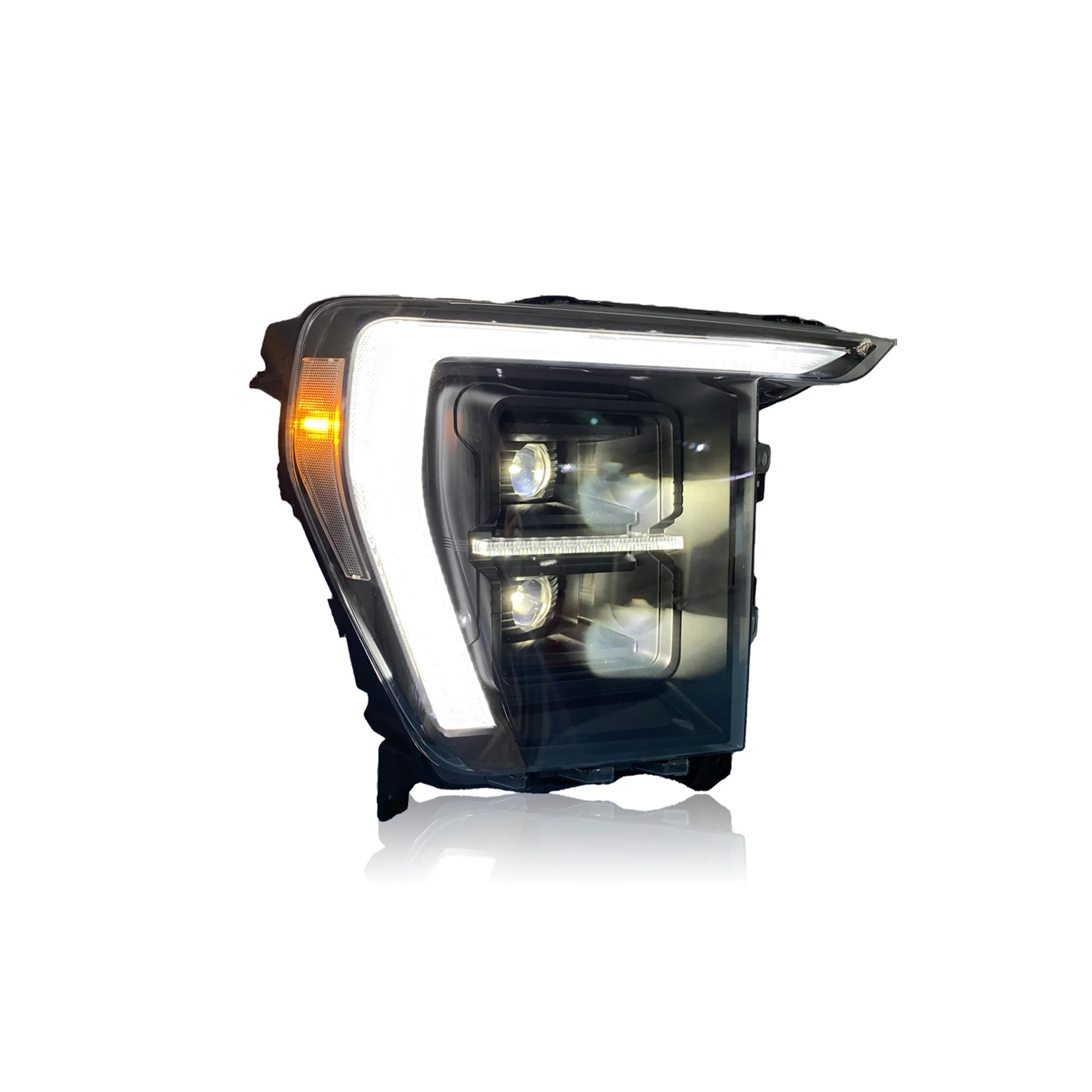 

LED Headlight for Ford Models Auto Front Lamp Assembly with Amber Light Color Model