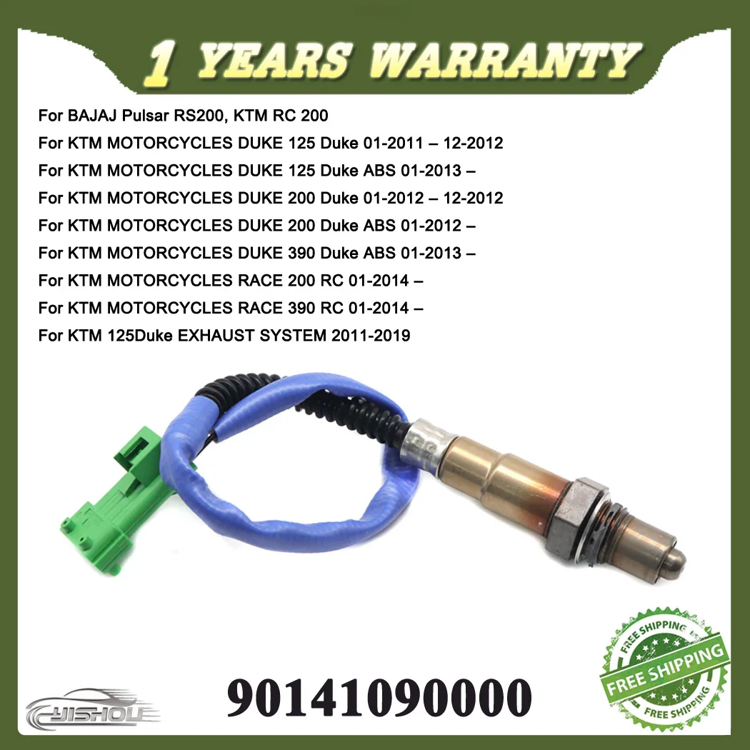 

Соотношение воздуха и топлива, лямбда O2, датчик кислорода 90141090000 для мотоцикла KTM Duke Race RC390 RC 390 0258010265 90105007033 90105007000