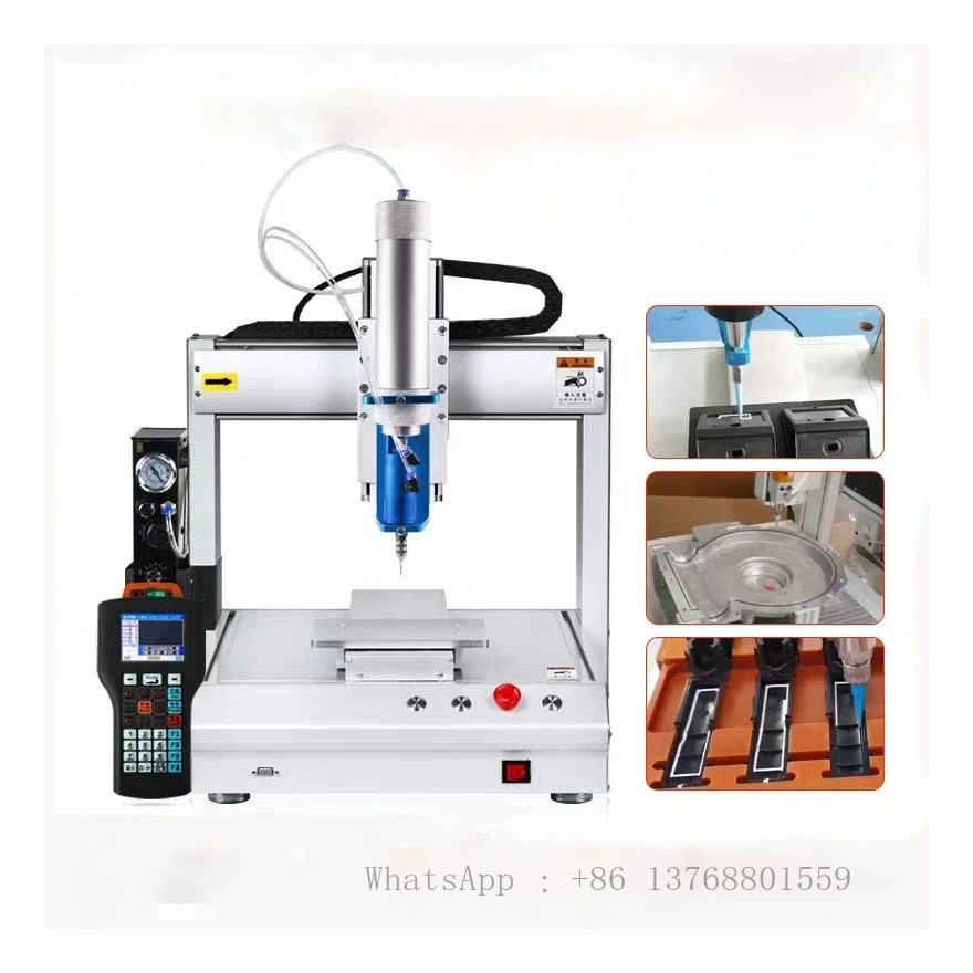 Full Automatic Epoxy Resin Glue Dispenser Pump And Motor Based Glue Dispensing Machine For Laptop And Mobile Phone Shells