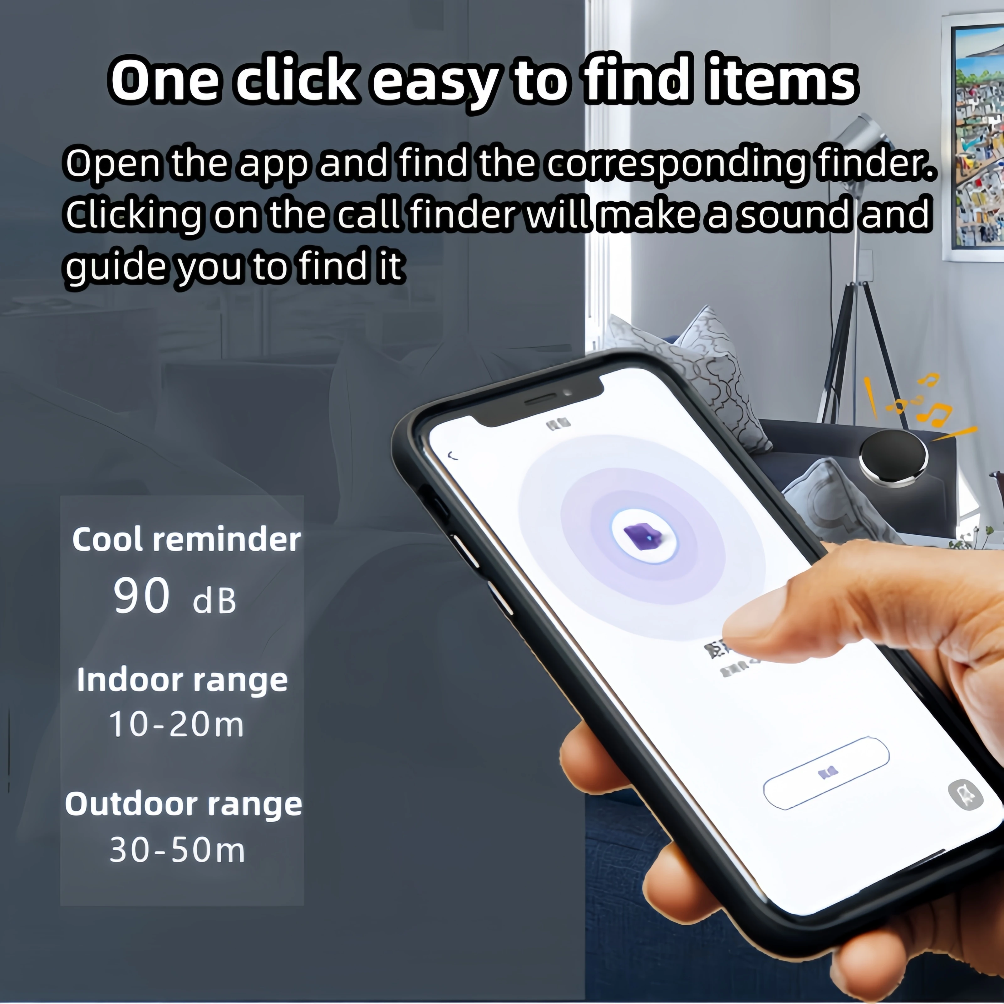 Inteligentna wyszukiwarka SmartTrack Link Inteligentny tag dla Androida/iOS Bluetooth 5.0 Lokalizator GPS Zapobieganie utracie Bluetooth