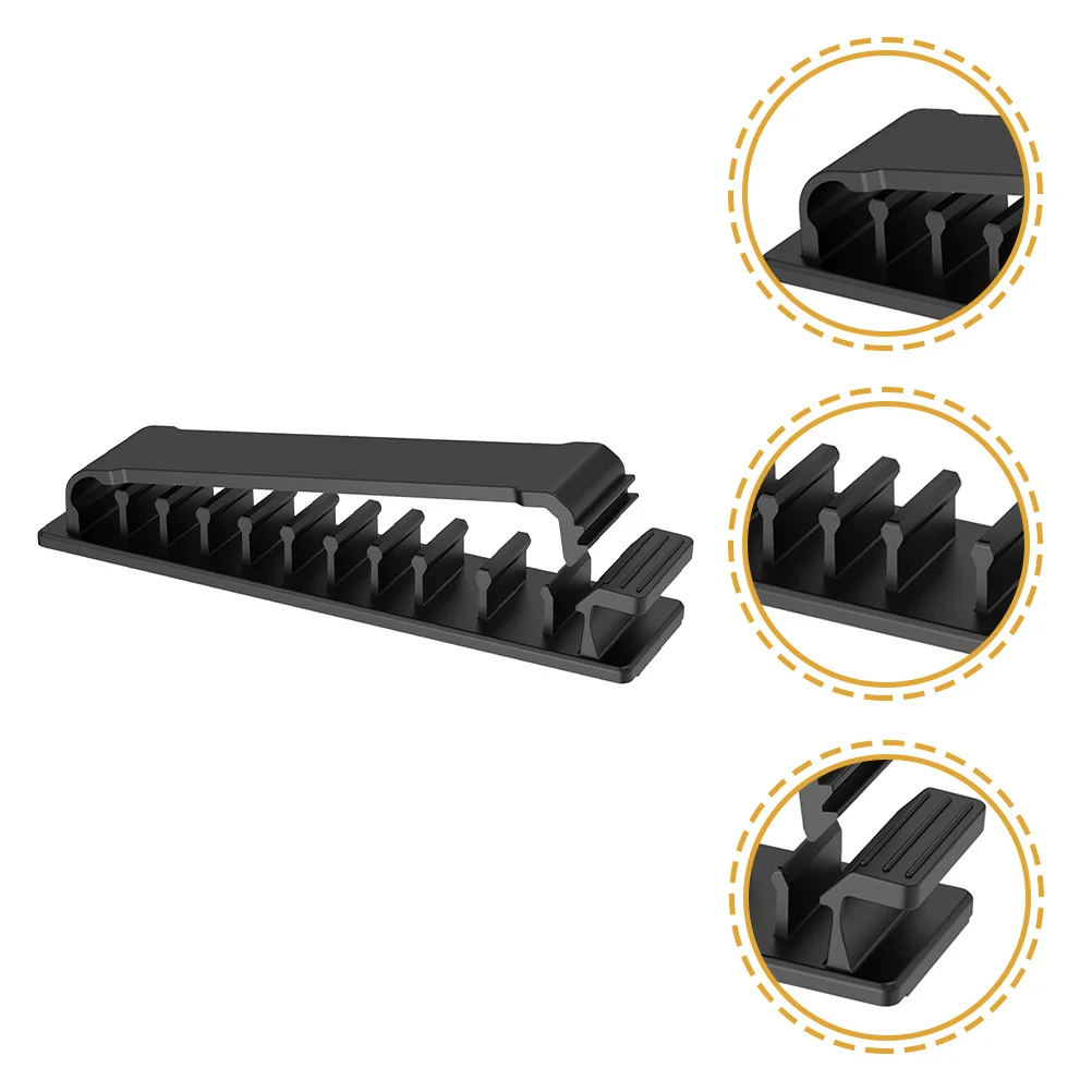 4Pcs USB Cord Organizer Adjustable Cable Clips with Strong Adhesive Cord Keepers for Cables Management System Cable Holder