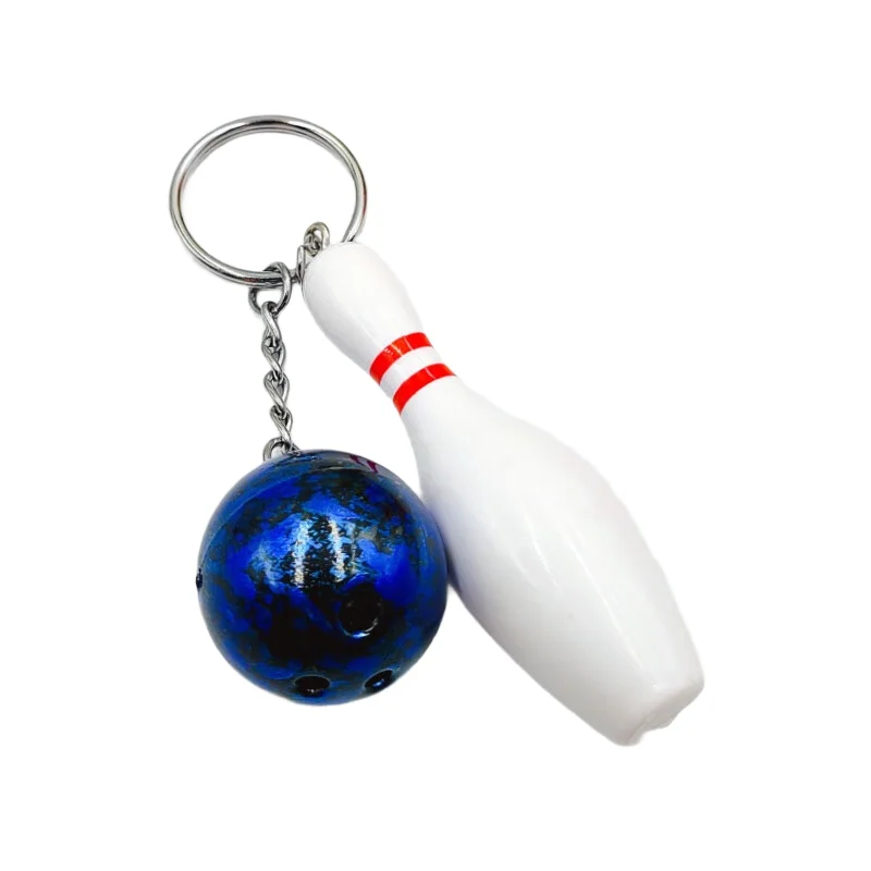 Bowling-Pin-Schlüsselanhänger, modische Sport-Schlüsselanhänger, Handtaschen-Charms, Handtaschen-Taschen-Charms, Sport-Party-Geschenke, Geschenke für Bowling-Enthusiasten – Detail 9