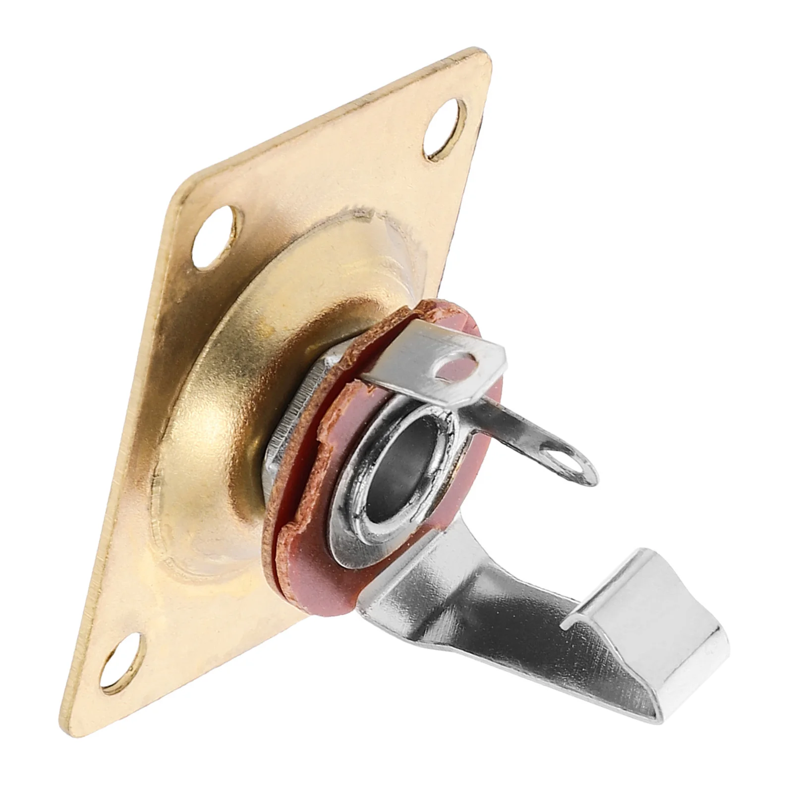 

1Set Durable Electric Guitar Jack Plate Professional Replacement for Guitar Input Socket Plates Electronic Socket Plate