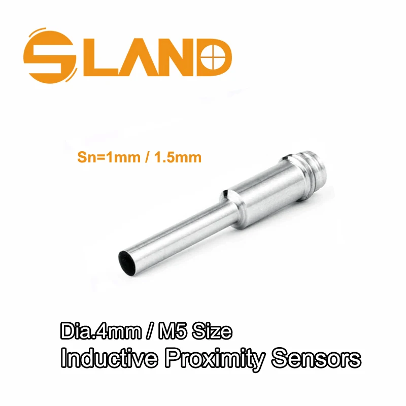 

SLAND Diameter 4mm Inductive Proximity Sensor Switch 12-24VDC NPN PNP M8-3pins Connector Metals Detectors