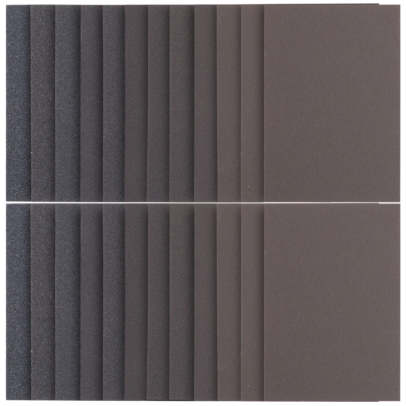 

24pcs Sponge Pads 180-3000 Grit Flexible Polishing Sheets Wood Metal Plastic Wet Dry Sandpaper Automotive Blocks Sanding Sponges