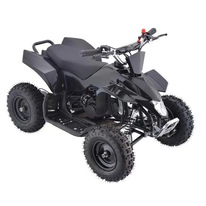 New Upgrade 49CC Kids ATV, 4-Wheel All-Terrain Vehicle, Electric Start Beach Buggy for Children Off-Road, Chain Drive