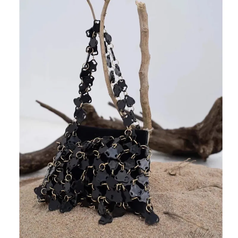 

Новая ретро ручная работа с полым дизайном, расшитая бисером сумка для телефона, роскошная женская сумка на плечо, женские сумки через плечо