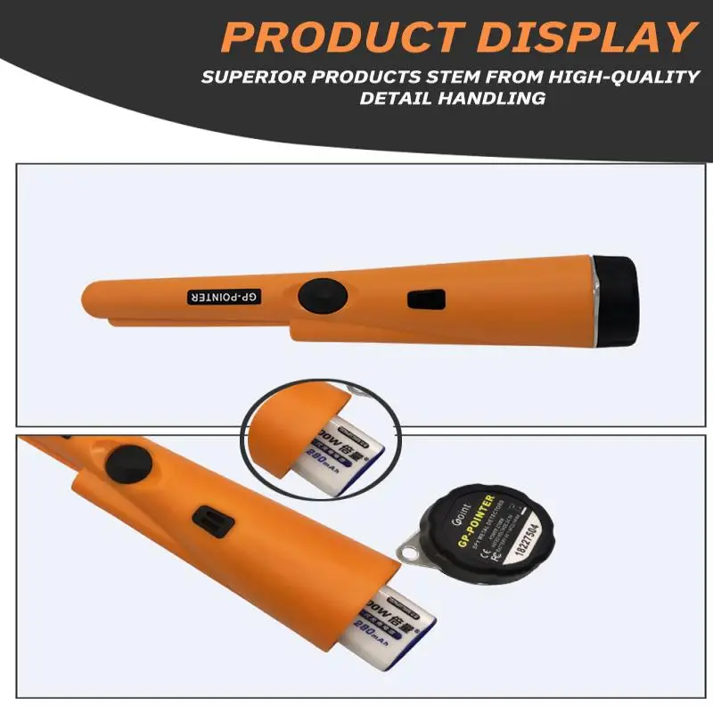 1PC Positioning Rod Handheld Underground Metal Detector GP Pointer Handheld Waterproof High Sensitivity Security Detector