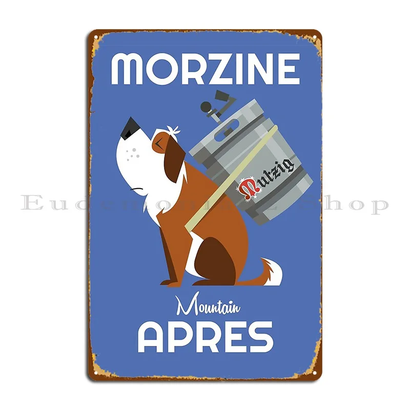 Mountain Apres Metal Plaque Poster Design Classic Bar Personalized Wall Mural Tin Sign Poster