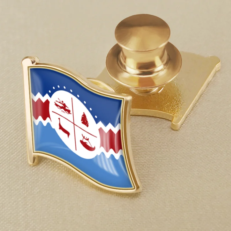 Coat of Arms of Chango People of Chile Flag Lapel Pins Broochs Badges