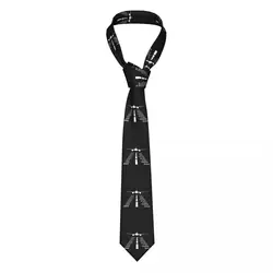 Custom Phonetic Alphabet Pilot Airplane Neck Tie Men Fashion Aviation Plane Fighter Silk Party Necktie