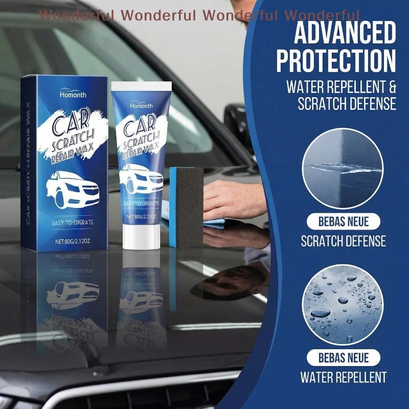 Car Paint Protection Wax for Complete Automotive Detailing and Paint Restoration Kit for Garage Workshop Use