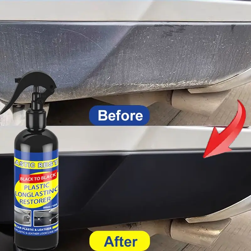 Car Plastic Restorer Back To Black Gloss Car Cleaning Products Auto Polish And Repair Coating Renovator For Cars Auto Detailing