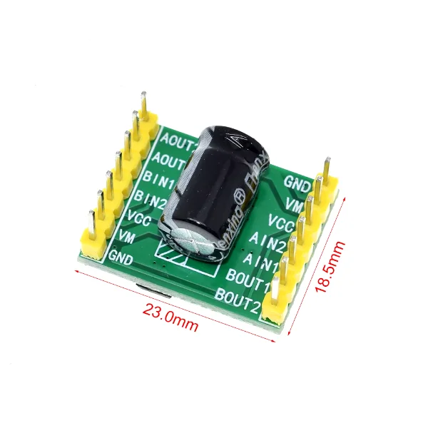 A4950 Dual Motor Driver Module Outperforms TB6612 DC Brush Motor Driver Boards