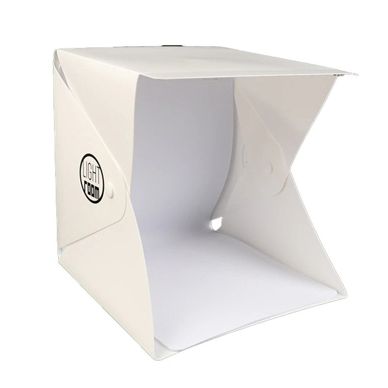 Photography LED Light Room Photo Studio Light Tent Soft Box For DSLR Camera 22CM Portable Folding Lightbox-A38R