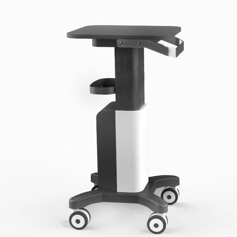 Esthetician Cart Rolling Trolley Cart With Tray Wheels and Stand Mobile Cart for Beauty Machines