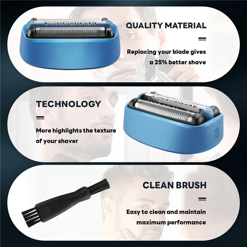 BAAO-Replacement Shaver Foil & Cutter Head For Braun 40B Shaver CT2S CT2CC CT3CC CT4S CT4CC CT5CC CT6CC Head Blade