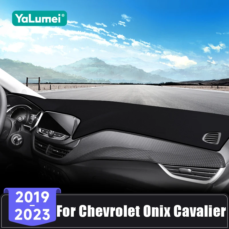 Für Chevrolet Onix Cavalier 2019 2020 2021 2022 2023 Auto Dashboard Vermeiden Licht Abdeckung Instrument Panel Anti-Uv Teppich zubehör
