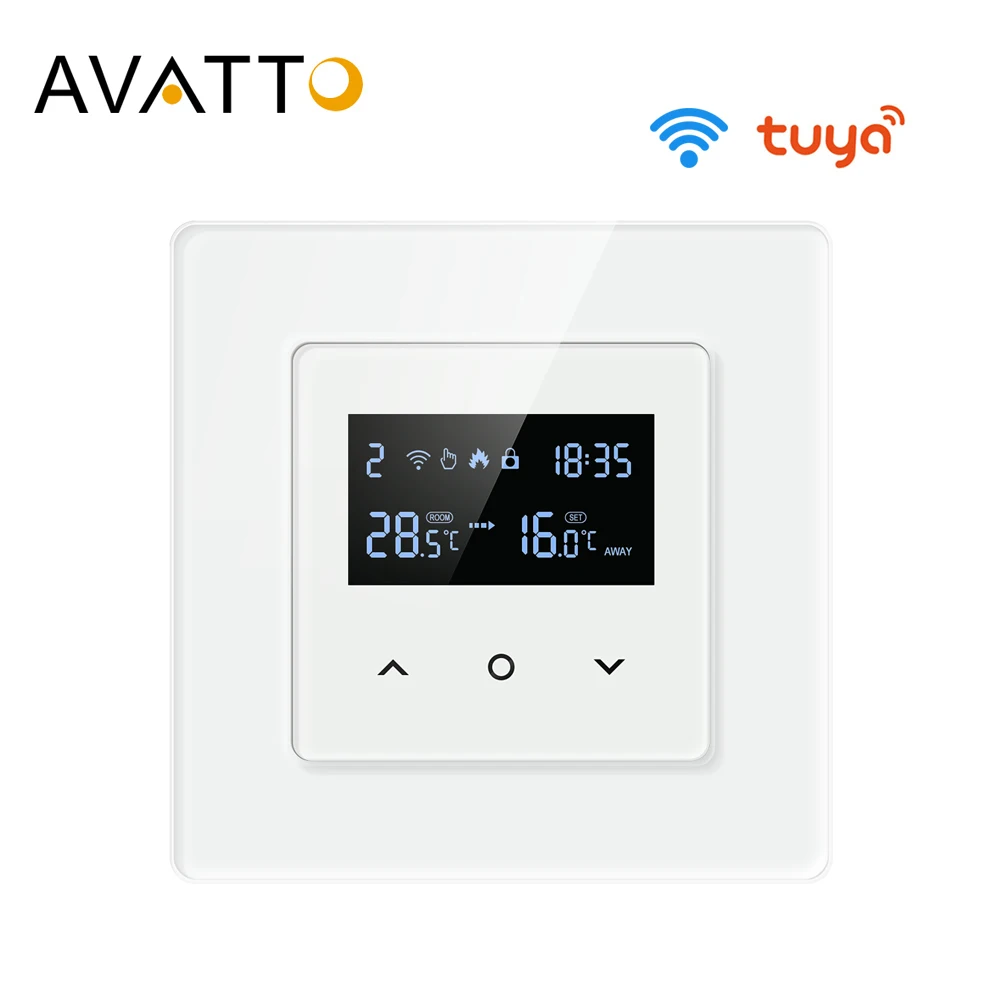 AVATTO Tuya Smart WiFi Thermostat Temperature Controller for Electric Floor Heating,Water,Gas Boiler Work for Google Home /alexa