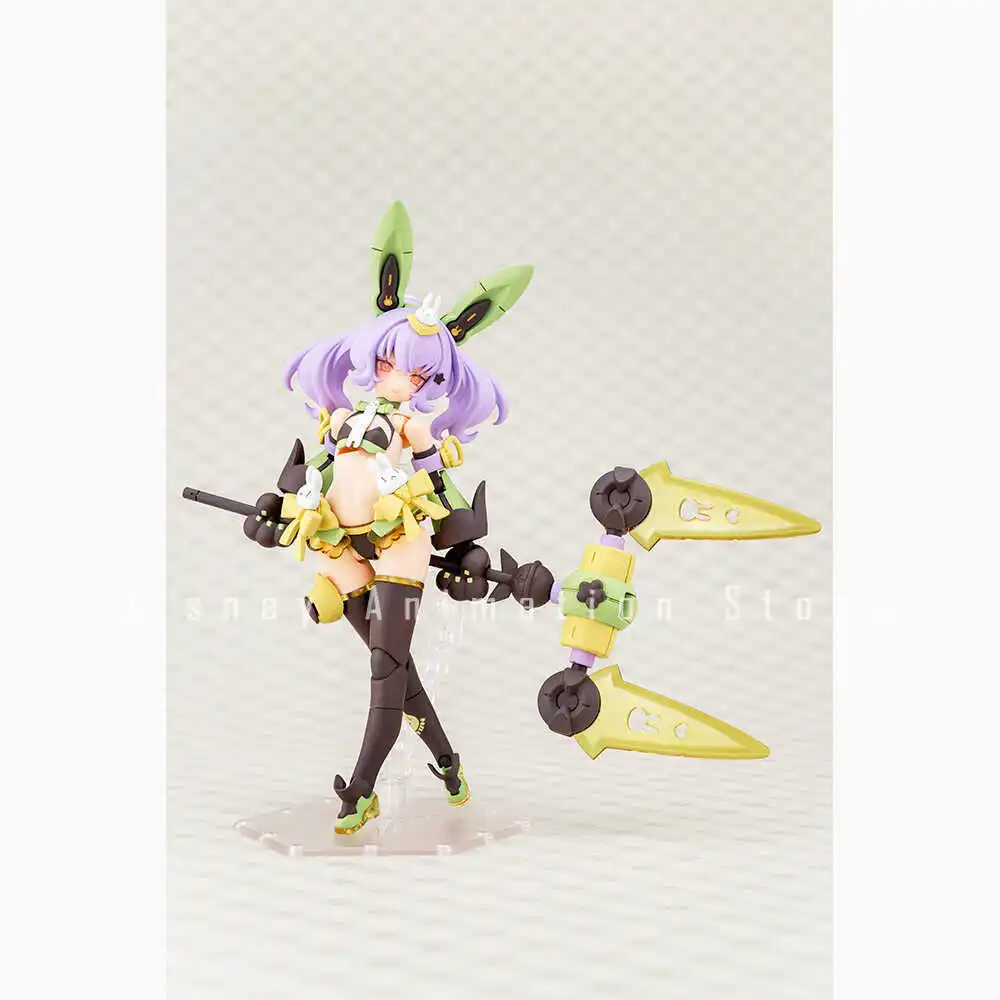 Pre-Sale 100% Kotobukiya MEGAMI DEVICE PUNI☆MOFU Rabbit 13.5CM Anime Action Figures Mobile Suit Girl Collection Assembly Model