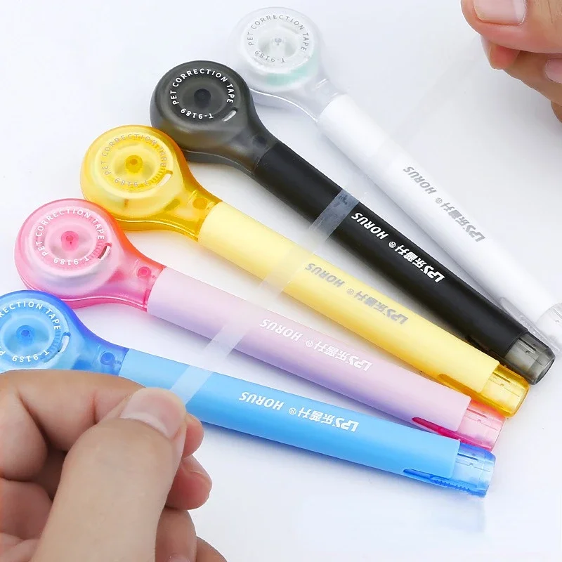 Kawaii Stretchable Pen-style Correction Tape School supplies Korean Cute Stationery Corrector Tape width:5mm Tape length:6m