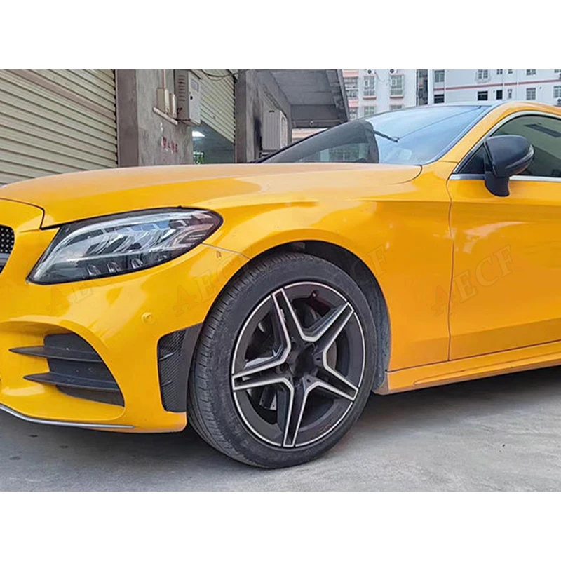 

Карбоновый сплиттер-накладка на передний бампер для Mercedes-Benz C-класса W205 Sport C260 C180L C200L