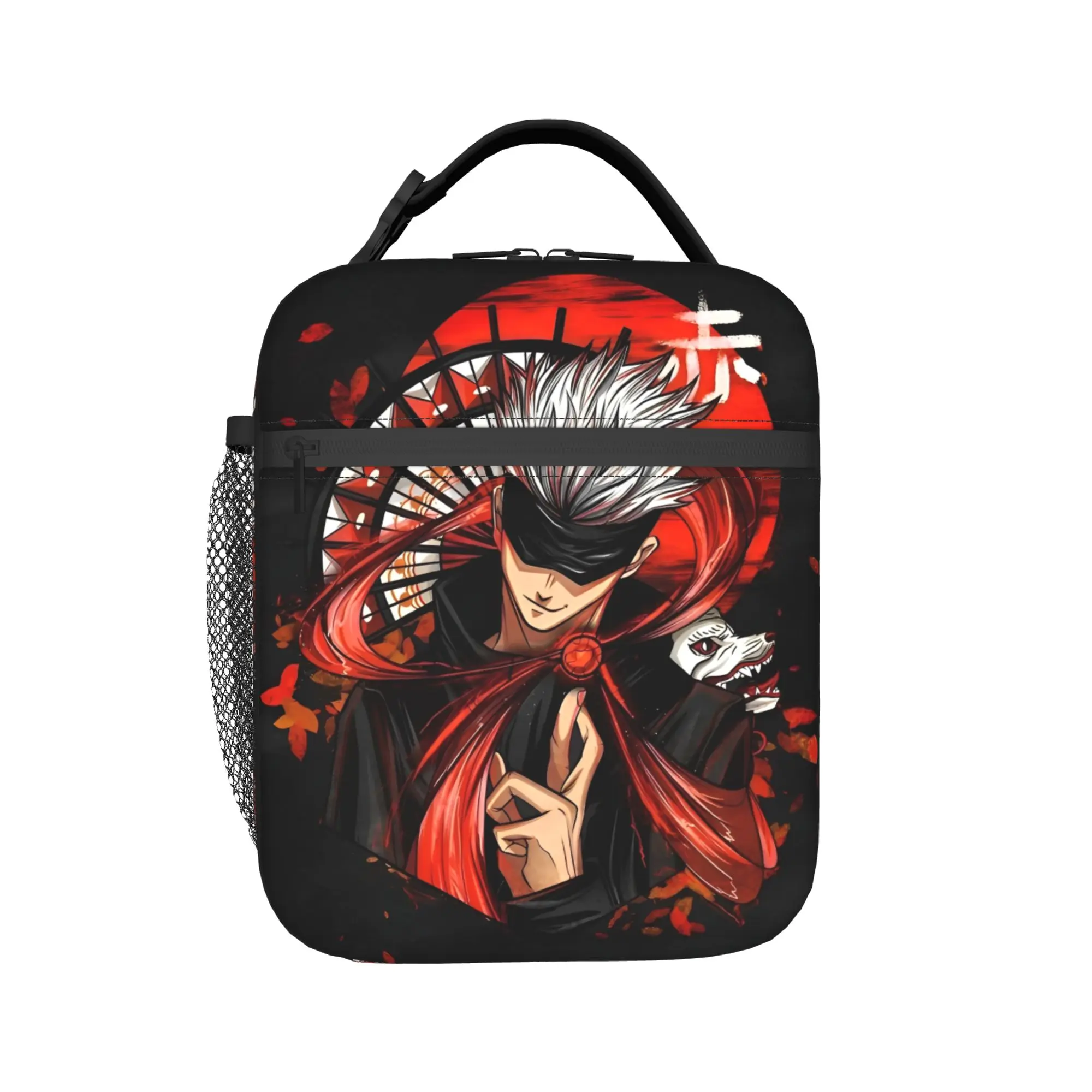 Anime  Insulated Lunch Bag Portable Jujutsus Kaisens Anime Meal Container Thermal Bag Tote Lunch Box   Food Handbags