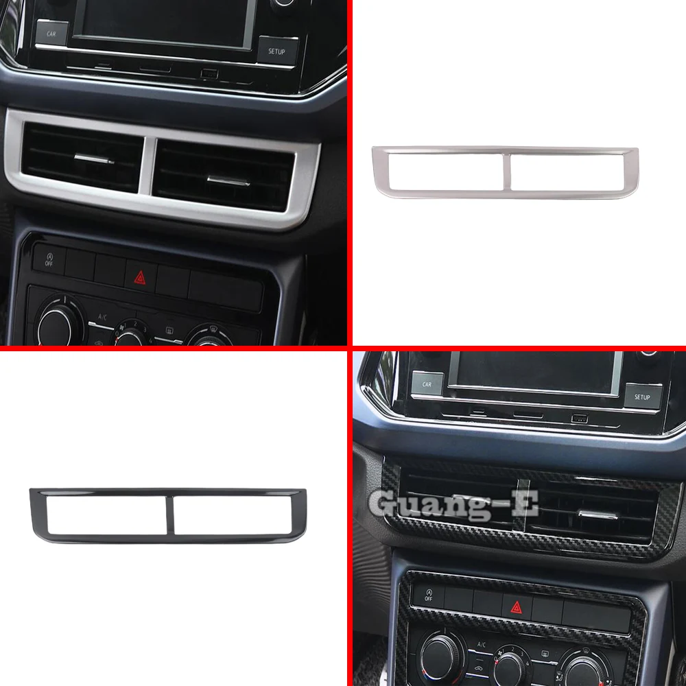 

For Volkswagen VW T-cross Tcross 2019 2020 2021 2022 2023 Sticker Switch Vent Outlet Middle Air Condition Control Trim Frame