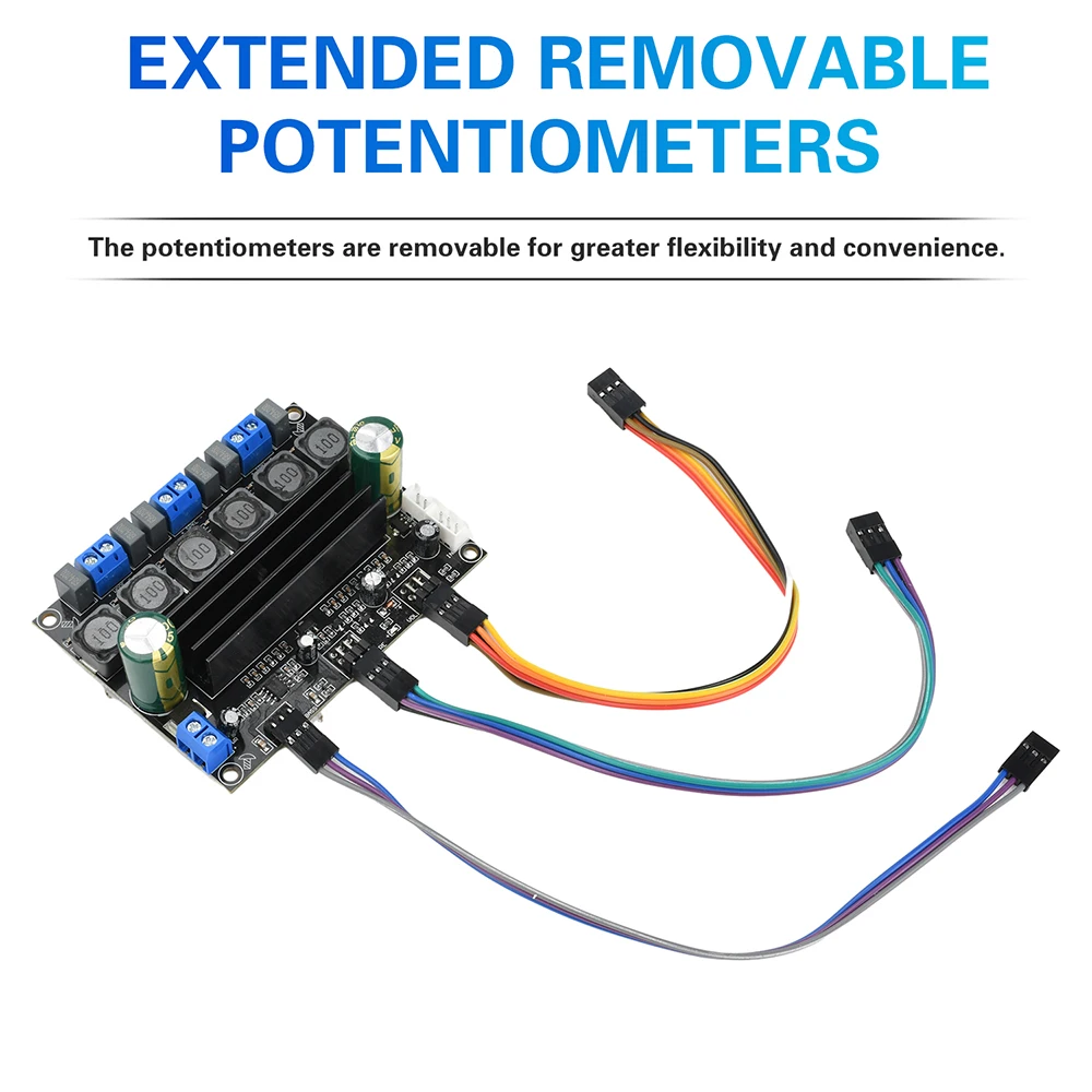 TPA3116D2 Scheda amplificatore audio 2x50W 100W Moduli amplificatore a 2.1 canali DC 10-25V HiFi Stereo Subwoofer Scheda amplificatore audio