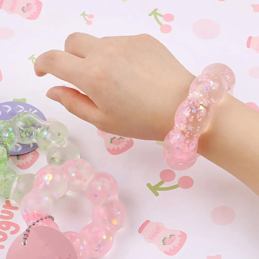 Stress Relief Wristband Toy Bracelet Party Favors Fidget Bracelets Stress Reliever Toys For Kids Children Gifts K5p4