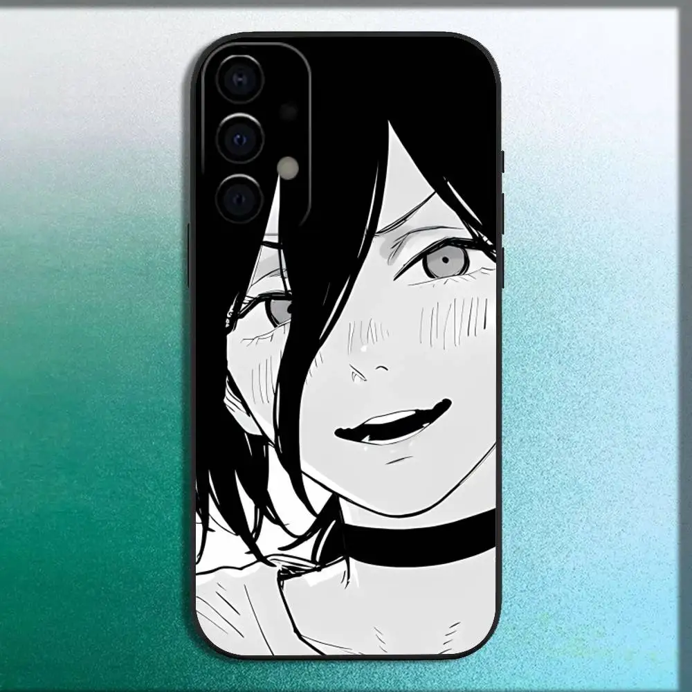 Funda de teléfono C-Sawsaw Man R-Reze para Samsung Galaxy A73,72,71,A52,51,40,41,A22,A32,31,A13,12,Note20, carcasa negra suave