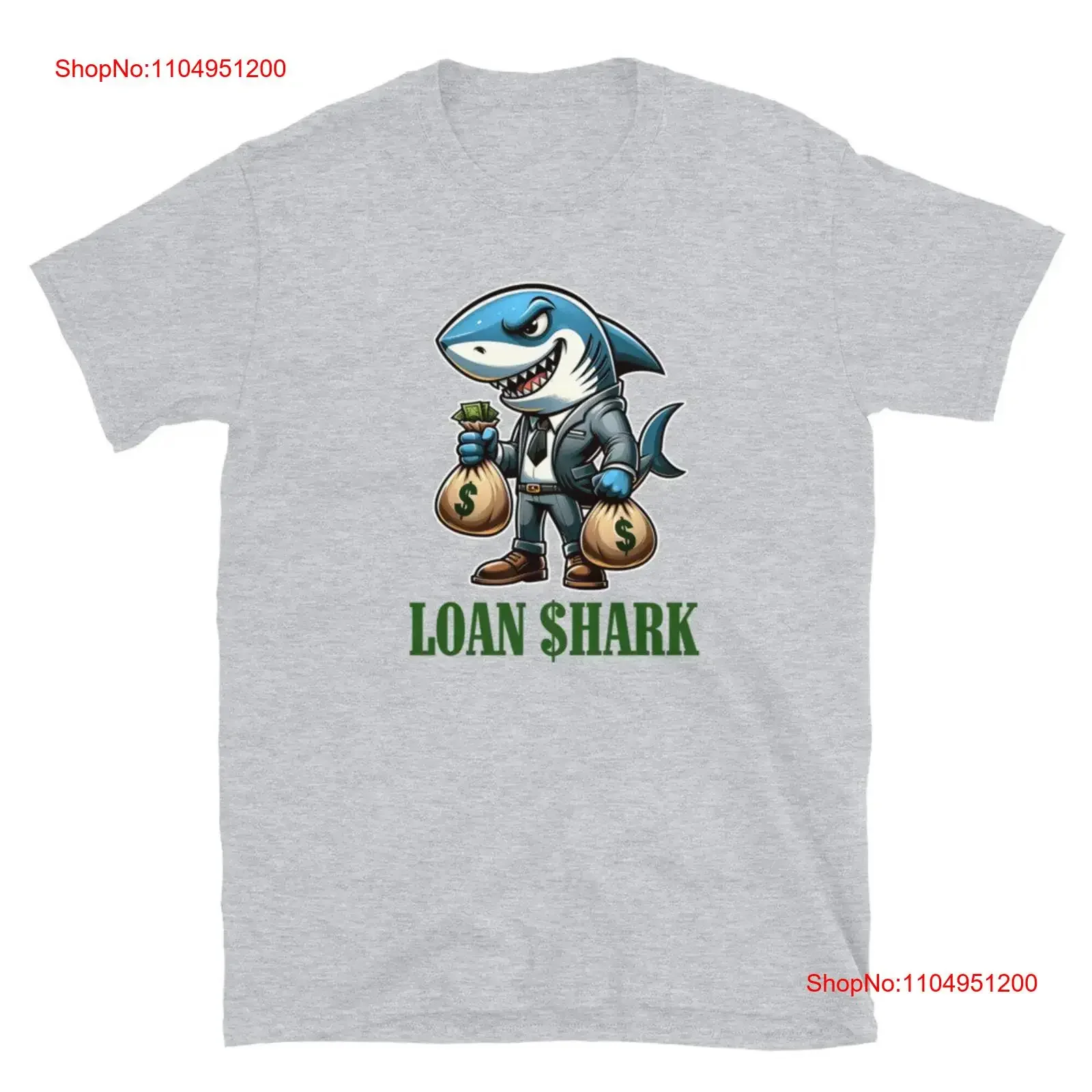 

Loan Shark Pun Money Funny Humor T Shirt vintage Washed graphic Breathable Stylish Soft Top For Everyday Wear Unisex