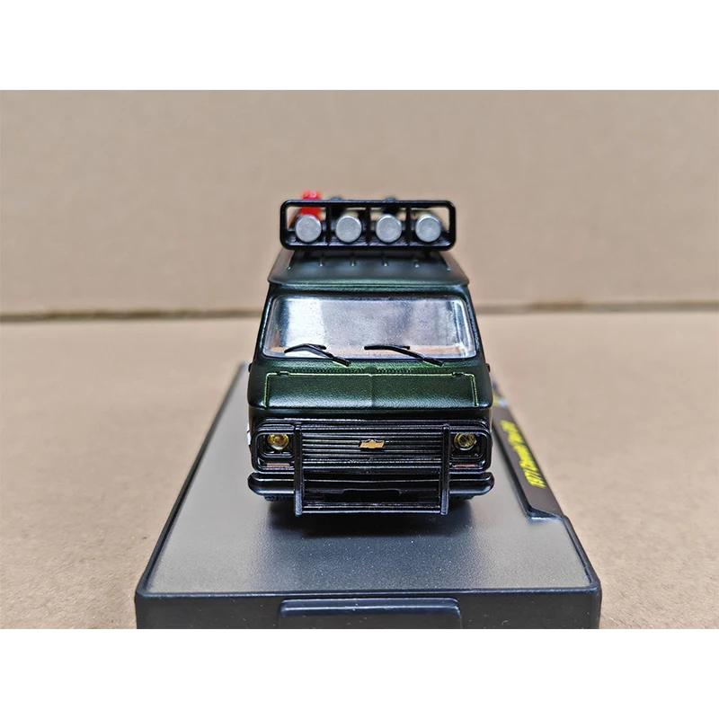 Modèle de voiture en alliage G10 modifié à profil bas, peinture de bouche de décodage M2, fourgonnette 1971, collection 1/64, ornements cadeaux