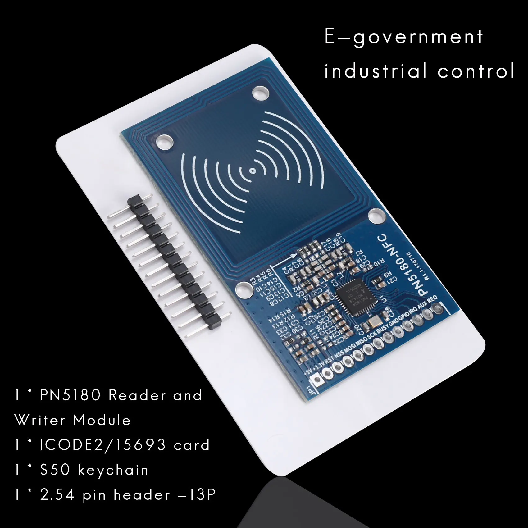 ●Pn5180 Rf Sensor Iso15693 Rfid High Frequency Ic Card Icode2 Reader Writer