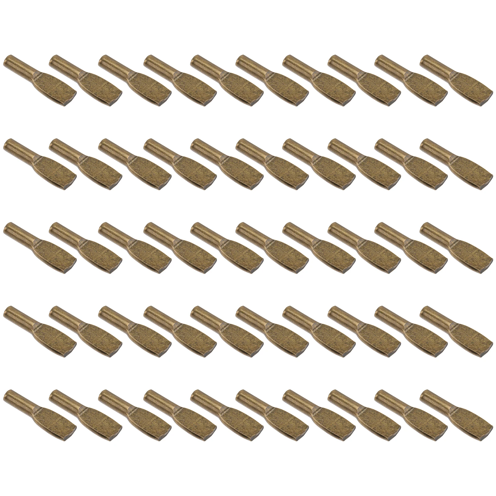 

50 Pcs Iron Shelf Pegs for Cabinets Wardrobes Cupboards Durable Movable Bracket Support pong Board Pin Household Supplies