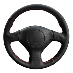 Car Steering Wheel Cover Black Artificial Leather For Subaru Legacy Forester Outback Impreza WRX 2003-2007 Saab 9-2X 2005 2006