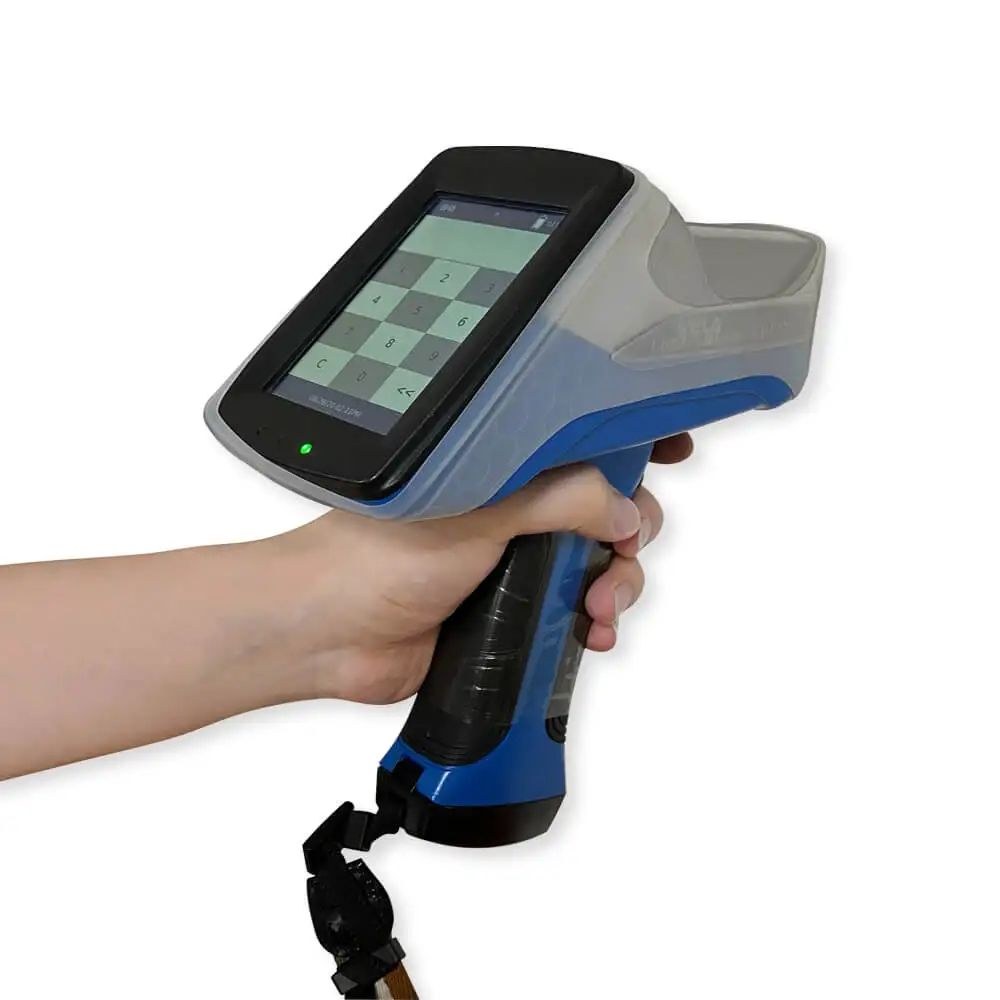 Handheld X-ray fluorescence spectrometer for metal analysis / Ore / Soil Analysis precious metal ore analyzer  metal detection