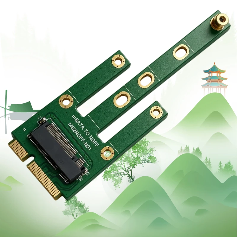 NEW M.2 B Key to mSATA Adapter Card Desktop Laptop SSD Solid State Drive Expansion Converter Board Support 2230-2280 M2 SATA SSD