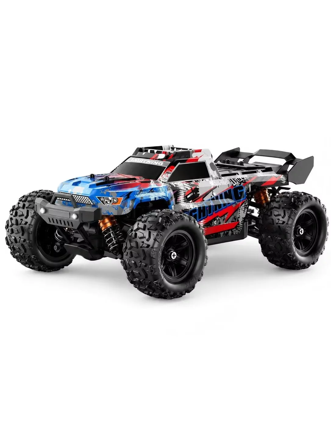 Womaqu 18-51 Ferngesteuertes Auto Spielzeug, Outdoor RC Auto 4WD Hochgeschwindigkeit 36 km/h, Funkgesteuertes Auto 4x4 Wasserdicht mit 2 wiederaufladbaren 1300mAh Batterien, Kinder-Weihnachtsgeschenk