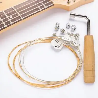 

1 set 1 Set Practical Strings Replacement Durable Harp Accessories Tuning Pegs Kit Steel String Full Set Instrument Parts Lyre