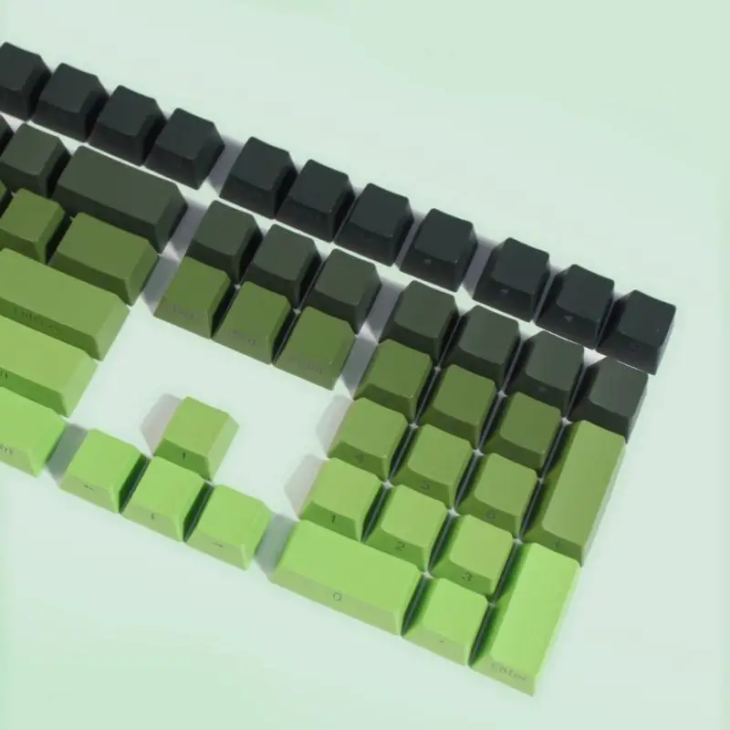 Y1UB 133 PBT KeyCaps Double Shot KeyCaps OEM Profil Keyboard Keycap Gradien
