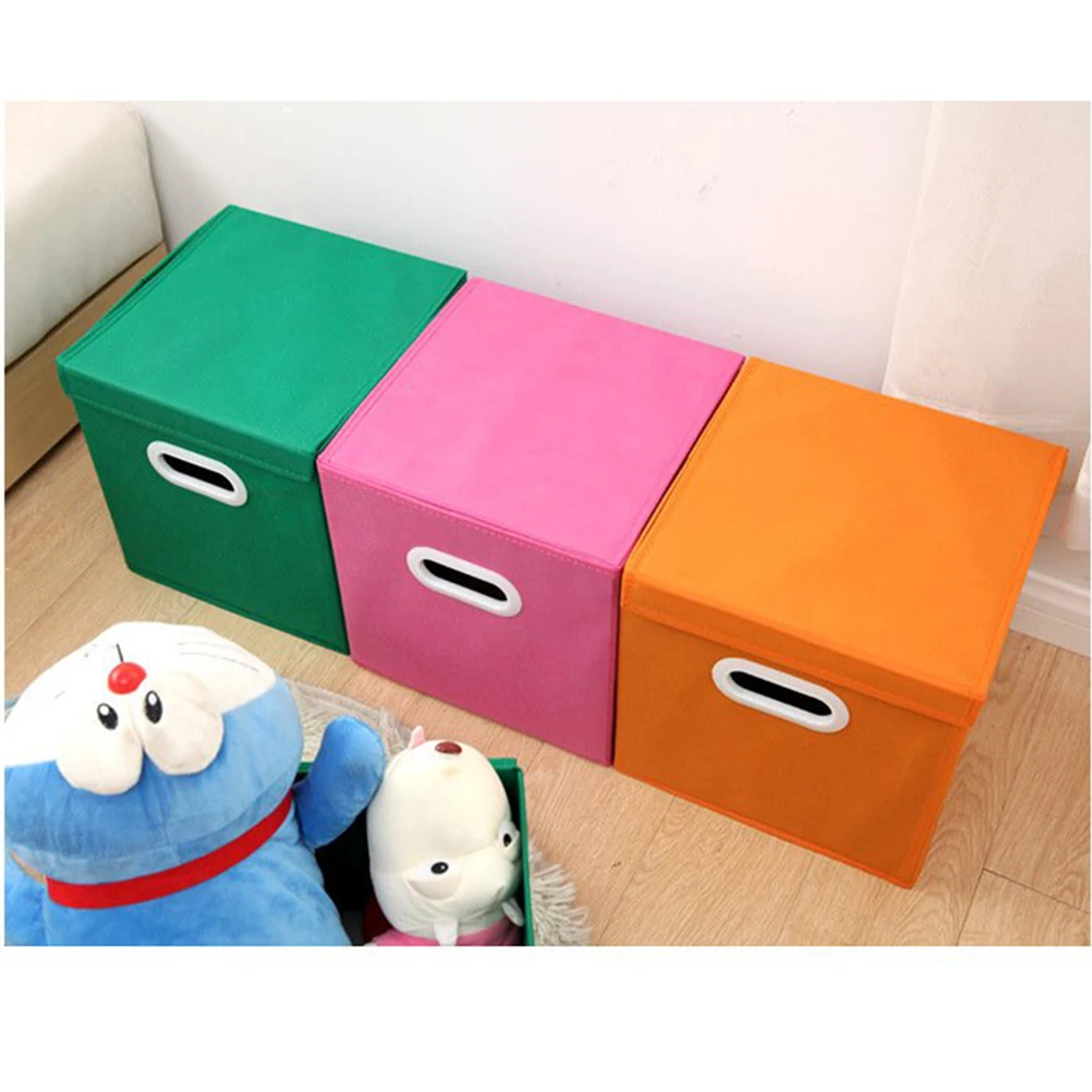 

Storage Box Containers for Clothes Desktop Organizing Clothing Bins Fabric Closet Organizer Foldable