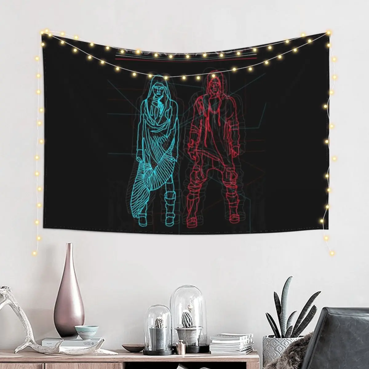 NEUROMANCER ЫЗЦ 4060 Tapestry Room Decorations Aesthetic Wall Art Room Decor For Girls Tapestry