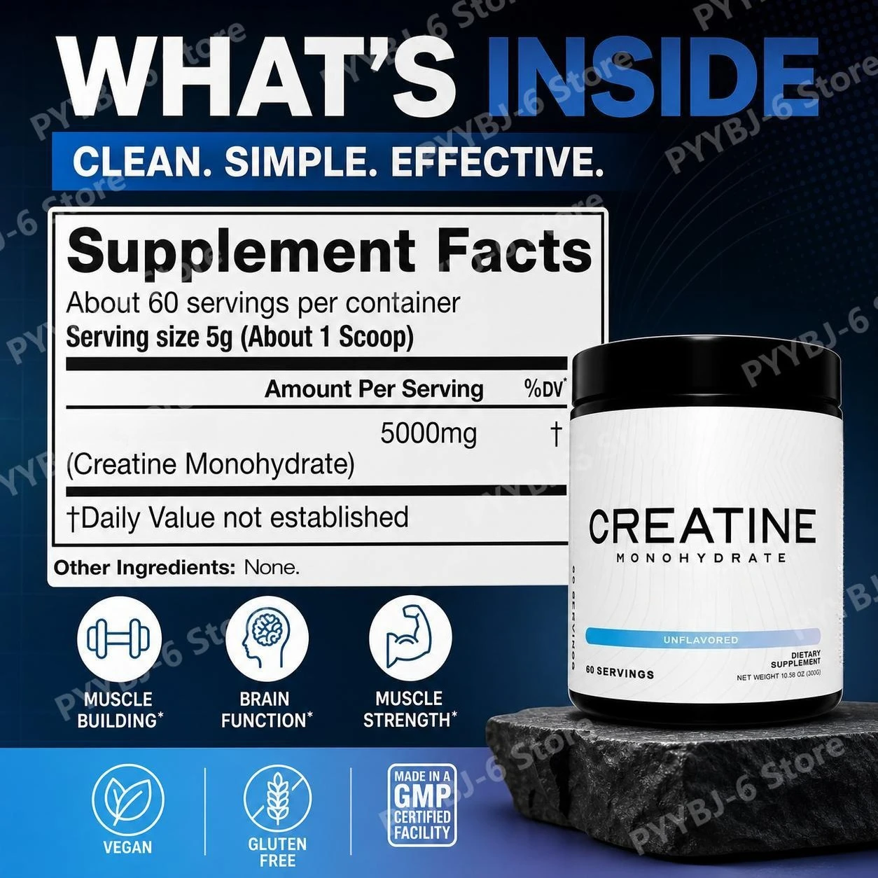 مسحوق الكرياتين مونوهيدرات 300 - مراجعة Creatine Monohydrate Powder وسعره