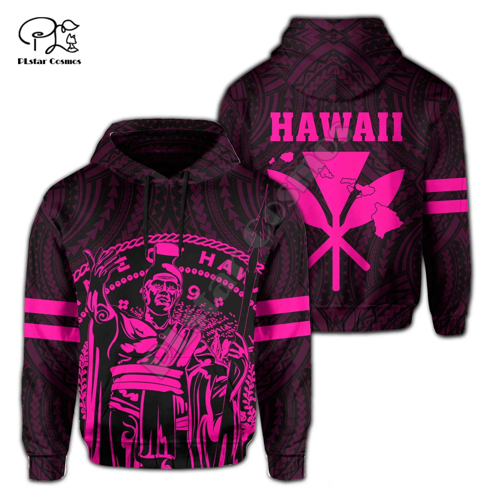 

Hawaii Island Polynesian Culture Kanaka Retro Vintage Tattoo Tracksuit 3DPrint Streetwear Casual Funny Harajuku Jacket Hoodies I