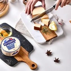 1Pc Marble Cutting Boards Wood Chopping Board Bread Fruit Serving Platter Black Steak Cheese Board Plate Outdoor Kitchen Tools