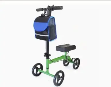 Physical therapy physical therapy steel frame walking assist foldable knee scooter walker